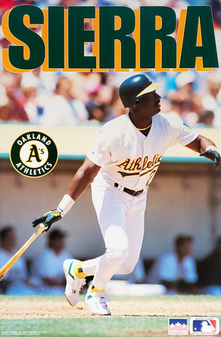 Ruben Sierra "Action" Oakland A's MLB Action Poster - Starline 1993