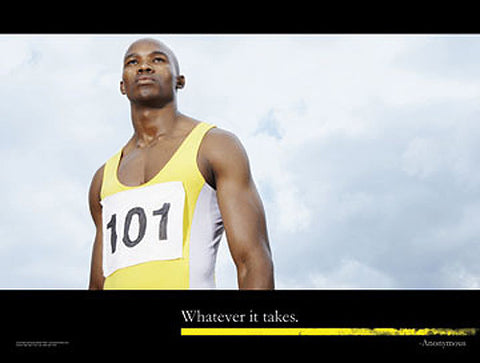 Runner "Whatever It Takes" Motivational Inspirational Poster - Jaguar Inc.
