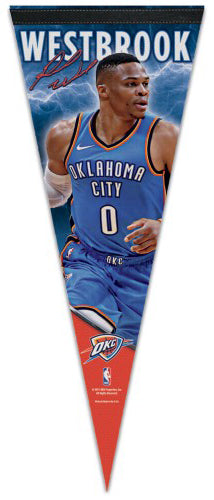 Russell Westbrook Oklahoma City Thunder NBA Slam Cover Tee Shirt