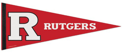Rutgers Scarlet Knights Official NCAA Team Logo Premium Felt Pennant - Wincraft Inc.