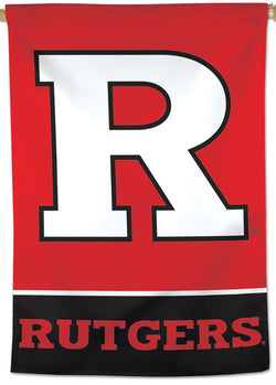 Rutgers University Scarlet Knights Official NCAA Team Logo NCAA Premium 28x40 Wall Banner - Wincraft Inc.