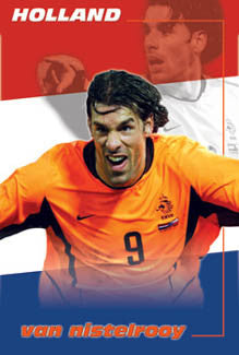 Ruud van Nistelrooy "Netherlands 2004" Soccer Poster - UK