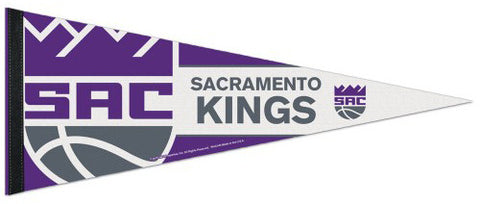 Sacramento Kings Official NBA Basketball Team Logo-Style Premium Felt PENNANT - Wincraft Inc.