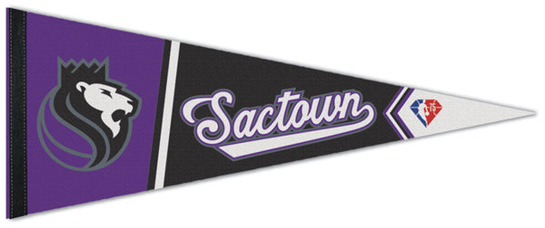 Sacramento Kings "Sactown" NBA 75th Anniversary City Edition Premium Felt Pennant - Wincraft