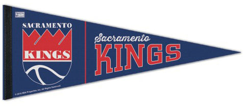 Sacramento Kings Retro 1985-94-Style NBA Basketball Premium Felt PENNANT - Wincraft Inc.