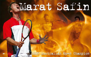 Marat Safin "On Fire" - Ace Authentic 2005