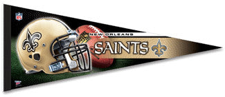 WinCraft New Orleans Saints 13 x 32 Slogan Pennant