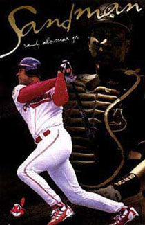 Sandy Alomar Jr. "Sandman" Cleveland Indians Poster - Costacos 1998