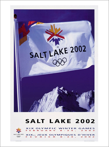 Salt Lake 2002 Winter Olympic Games Official Poster Reproduction - Olympic Museum