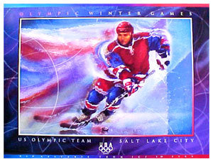 U.S. Olympic Hockey Salt Lake 2002 Official Event Poster - Fine Art Ltd.