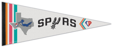 San Antonio Spurs NBA 75th Anniversary City Edition Premium Felt Pennant - Wincraft