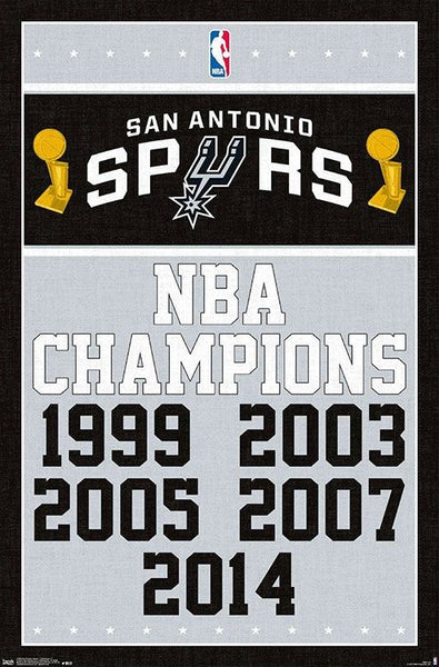 2002 2003 NBA Champions Poster San Antonio Spurs Poster 24 x 18