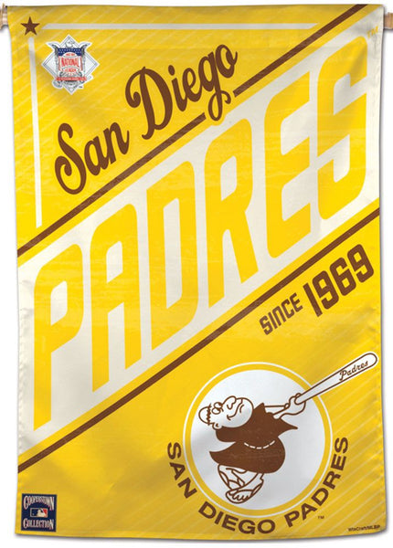 San Diego Padres "Since 1969" Cooperstown Collection Premium 28x40 Wall Banner - Wincraft Inc.