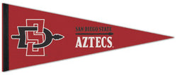 San Diego State University AZTECS NCAA Team Logo Premium Felt Pennant - Wincraft Inc.