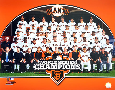 San Francisco Giants 2012 World Series Team Portrait - Photofile 16x20 Premium Print
