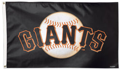 San Francisco Giants "GIANTS-Ball" Style MLB Baseball Deluxe-Edition 3'x5' Flag - Wincraft
