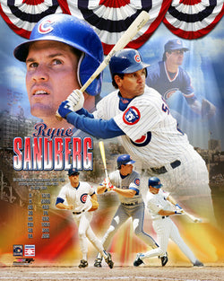 Ryne Sandberg "Hall of Fame 2005" Chicago Cubs Premium Poster Print - Photofile Inc.