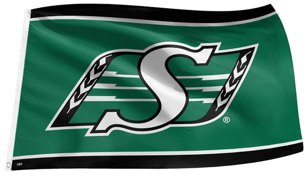 Saskatchewan Roughriders CFL Football 3'x5' Official Team Banner FLAG - The Sports Vault