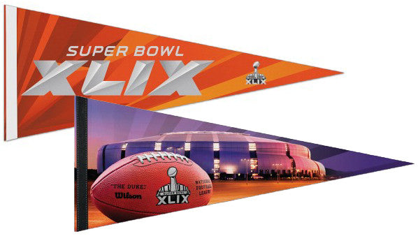 : 2022 Super Bowl LVI Dueling Teams Pennant Flag