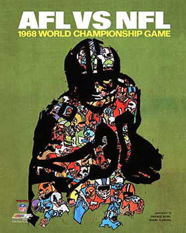 Super Bowl II (1968) Event Poster Official Premium Reprint - Photofile 20x24 Edition