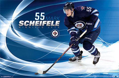 Mark Scheifele "Superstar" Winnipeg Jets NHL Hockey Action Poster - Trends International
