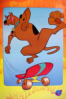 Scooby Doo "Scooby Skateboard" Poster - Posters Plus 2000