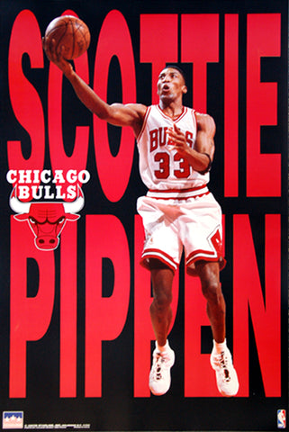 Scottie Pippen Big-Time (1997) Chicago Bulls Poster - Starline Inc. – Sports  Poster Warehouse