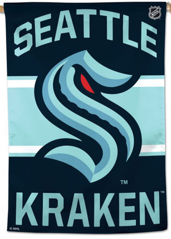 Seattle Kraken Official NHL Hockey Team Premium 28x40 Wall Banner - Wincraft Inc.