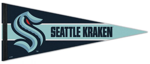 Seattle Kraken Official NHL Hockey Team Logo Premium Felt Pennant - Wincraft Inc.