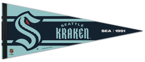 Seattle Kraken "SEA 1951" NHL Reverse-Retro 2022-23 Premium Felt Collector's Pennant - Wincraft
