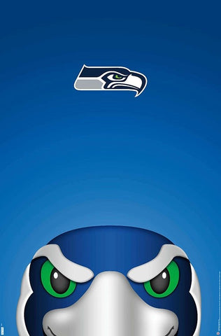 Seattle Seahawks "Blitz Style" NFL Theme Art Poster - S. Preston/Trends Int'l.