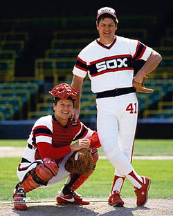 Tom Seaver and Carlton Fisk "The Battery" (1984) Chicago White Sox Premium Poster Print - Photofile