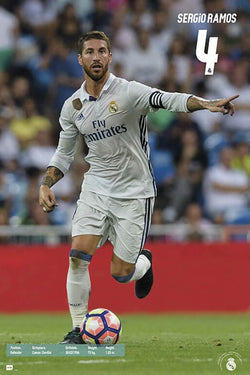 Sergio Ramos "Leadership" Real Madrid CF Football Legend Poster - G.E. (Spain)