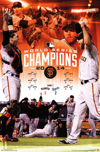 San Francisco Giants 2014 World Series CELEBRATION Poster