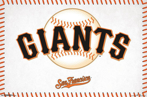 San Francisco Giants Official MLB Baseball Team Logo Poster - Trends International