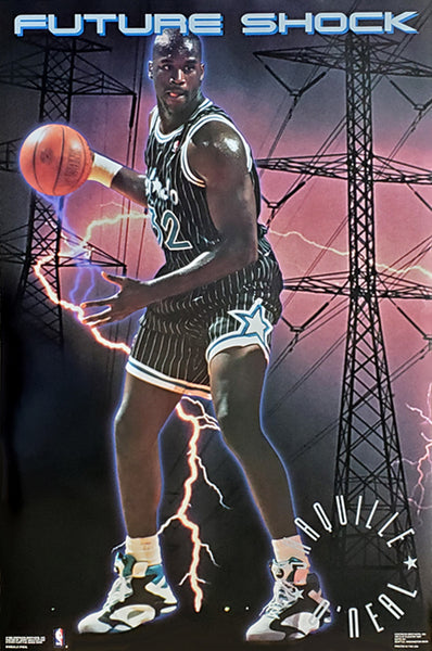 Shaquille O'Neal "Future Shock" Orlando Magic NBA Basketball Poster - Costacos 1992