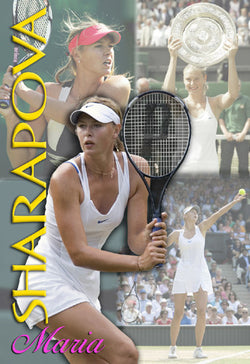 Maria Sharapova "Superstar Action" Tennis Poster - Tennis LIfe 2006