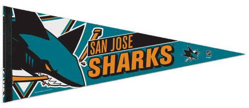 San Jose Sharks Official NHL Hockey Premium Felt Pennant - Wincraft Inc.