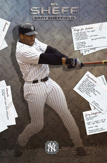 Gary Sheffield "The Sheff" New York Yankees Poster - Costacos 2004