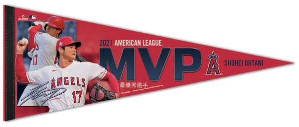 Shohei Ohtani 2021 American League MVP Los Angeles Angels Premium Felt Commemorative Pennant - Wincraft