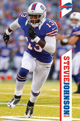 Stevie Johnson "Going Deep" Buffalo Bills NFL Action Poster - Costacos 2012