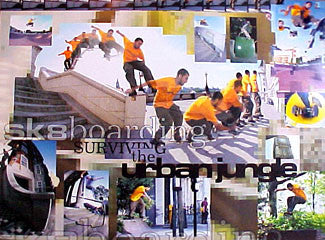 Skateboarding Action "Surviving the Urban Jungle" Poster - Pyramid Posters 2000