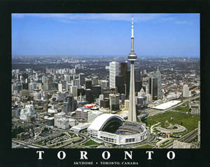 Toronto Skydome "From Above" - Aerial Views 1995