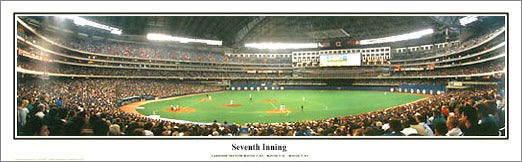 Skydome Toronto "Seventh Inning" Toronto Blue Jays Panoramic Poster (1992) - Everlasting Images
