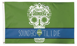 Seattle Sounders "Til I Die" Official MLS Soccer Deluxe-Edition 3'x5' Team Flag - Wincraft