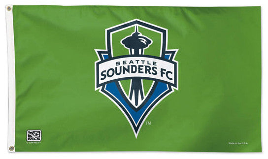 Seattle Sounders Official MLS Soccer DELUXE 3' x 5' Flag - Wincraft Inc.