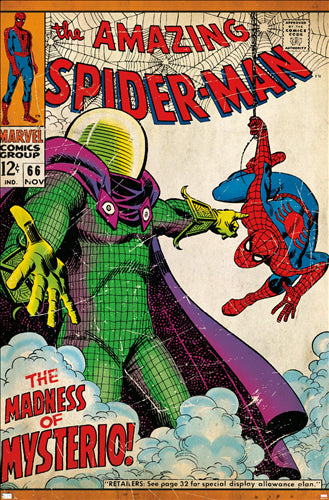 The Amazing Spider-Man #66 (Aug. 1968) Marvel Comics Cover Reproduction POSTER - Trends