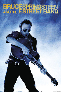 Bruce Springsteen Working on a Dream Tour (2009) Guitar Rock Poster - Pyramid America