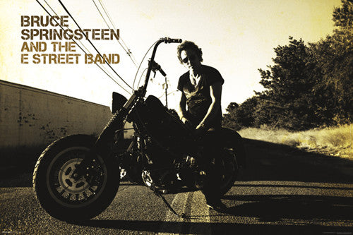 Bruce Springsteen and the E-Street Band Greatest Hits (2009) Album Cover Poster (Bruce on Harley)