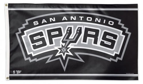 San Antonio Spurs NBA Basketball Official 3'x5' Deluxe-Edition Team Flag - Wincraft Inc.